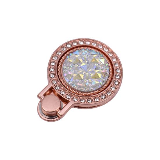 Держатель-кольцо для пальца, Металлический универсальный с вращением на 360 градусов, Стразы, Кольцо для телефона в виде карманных часов