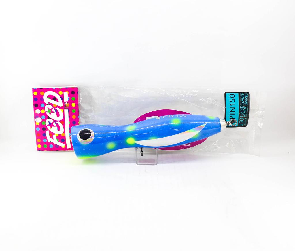 Feed Pin 150 Hand Made Wood Popper Floating Lure 150 Grams 48 (2048)