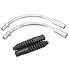 2 Pairs Bike V Brake Noodles Cable Guide Bend with Plastic Boots Sleeves Set Brake Cable Protect Bicycle Parts