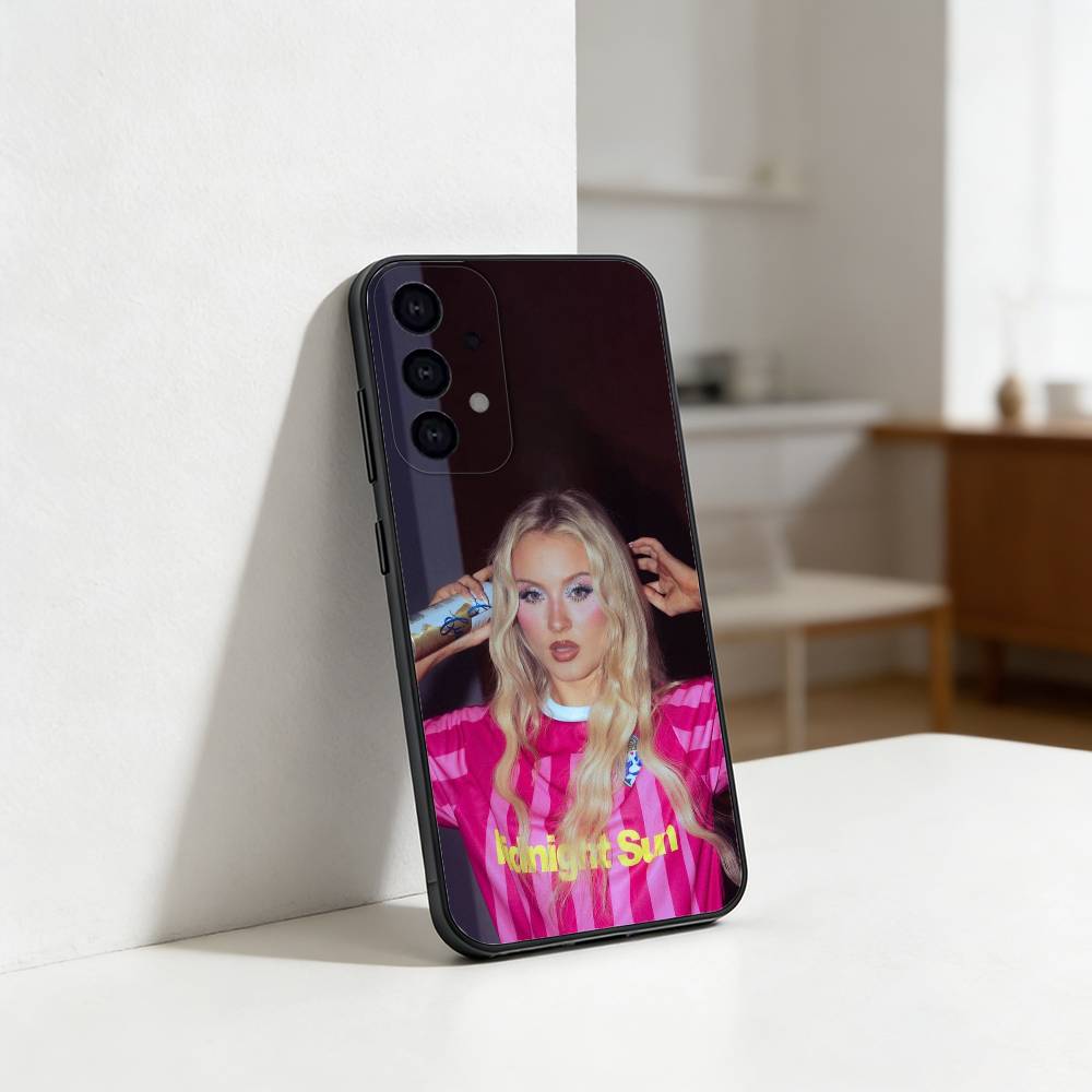 Чехол для телефона Singer Zara Larsson Midnight Sun Для Samsung S25,24,23,22,30,21,10,9,Ultra,Plus,Lite Мягкий черный чехол