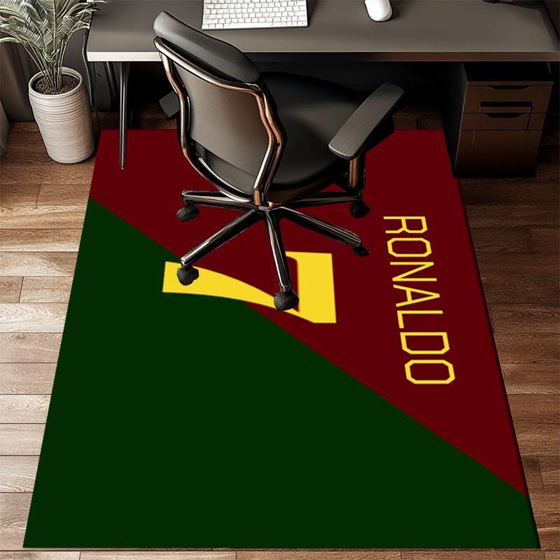 Ronaldo's Number Seven Rug Game Carpet, Floor Mat for Bedroom Living Room Entryway Rug, Home Decor Idea Gift for Christmas birthday