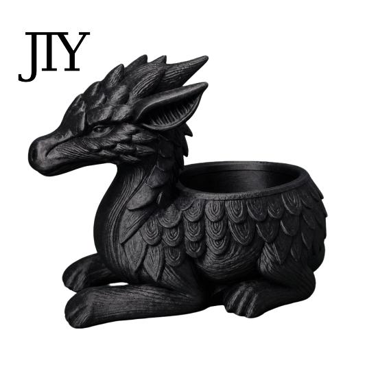 3D Printed Planter Pot Dragon Pot, Mini Succulents Herb Plants Flower Desktop Indoor Outdoor Container, Home Balcony Decoration Small