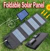 Outdoor Foldable Solar Panel Cells USB Portable Solar Charger Battery Charger for Mobile Phone Portable Cells Power Bank Battery