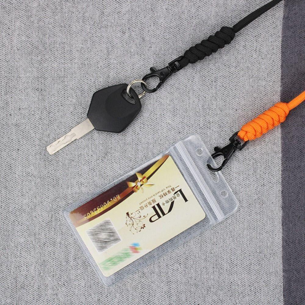 Key Ring Hanging Rope Braided Woven Keychain Paracord Lanyard Heavy Duty Lanyard Keychain Lanyard