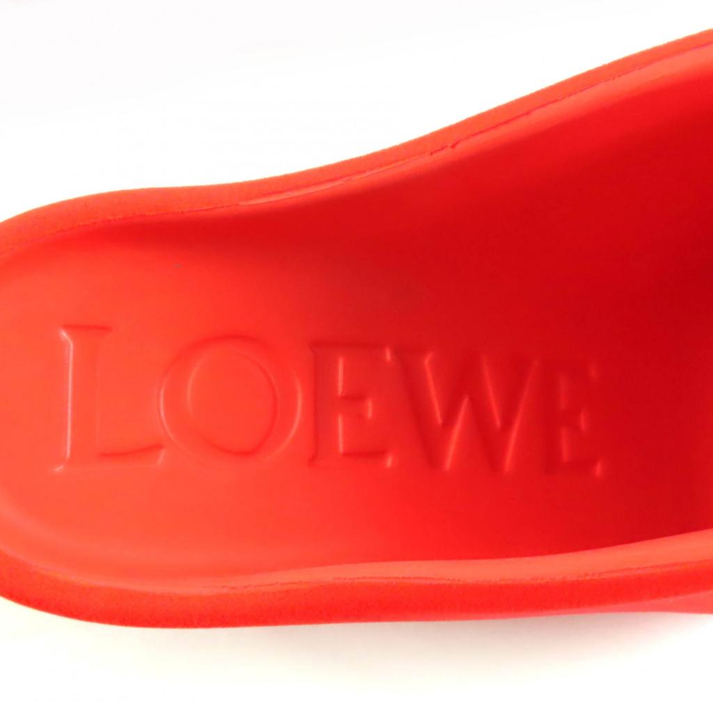 Pristine LOEWE Sandals Terraform Clogs Neon Orange Women 36 L814V29X15 Used