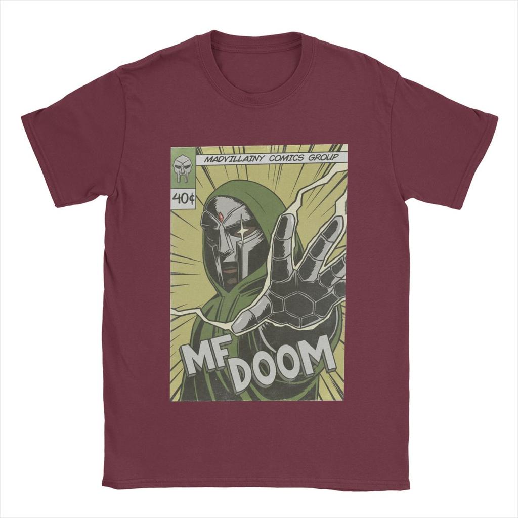Комиксы Madvillain Певец Mf Dooms Madlib Футболки Мужские 100% Хлопок Футболка Круглый Вырез Футболка Короткий Рукав Одежда Вечеринка