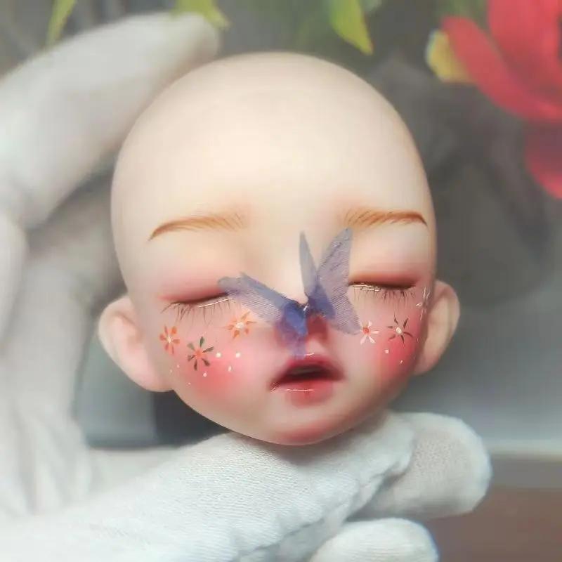 1/6 BJD Голова Феи-Русалки с Макияжем Голова 28см Аксессуары для Куклы-Малыша Голова Эльфа Игрушки для Переодевания Девочек