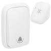 Battery Free Wireless Doorbell Remote Control 150m Range 38 Melodies 433MHZ ABS   AC