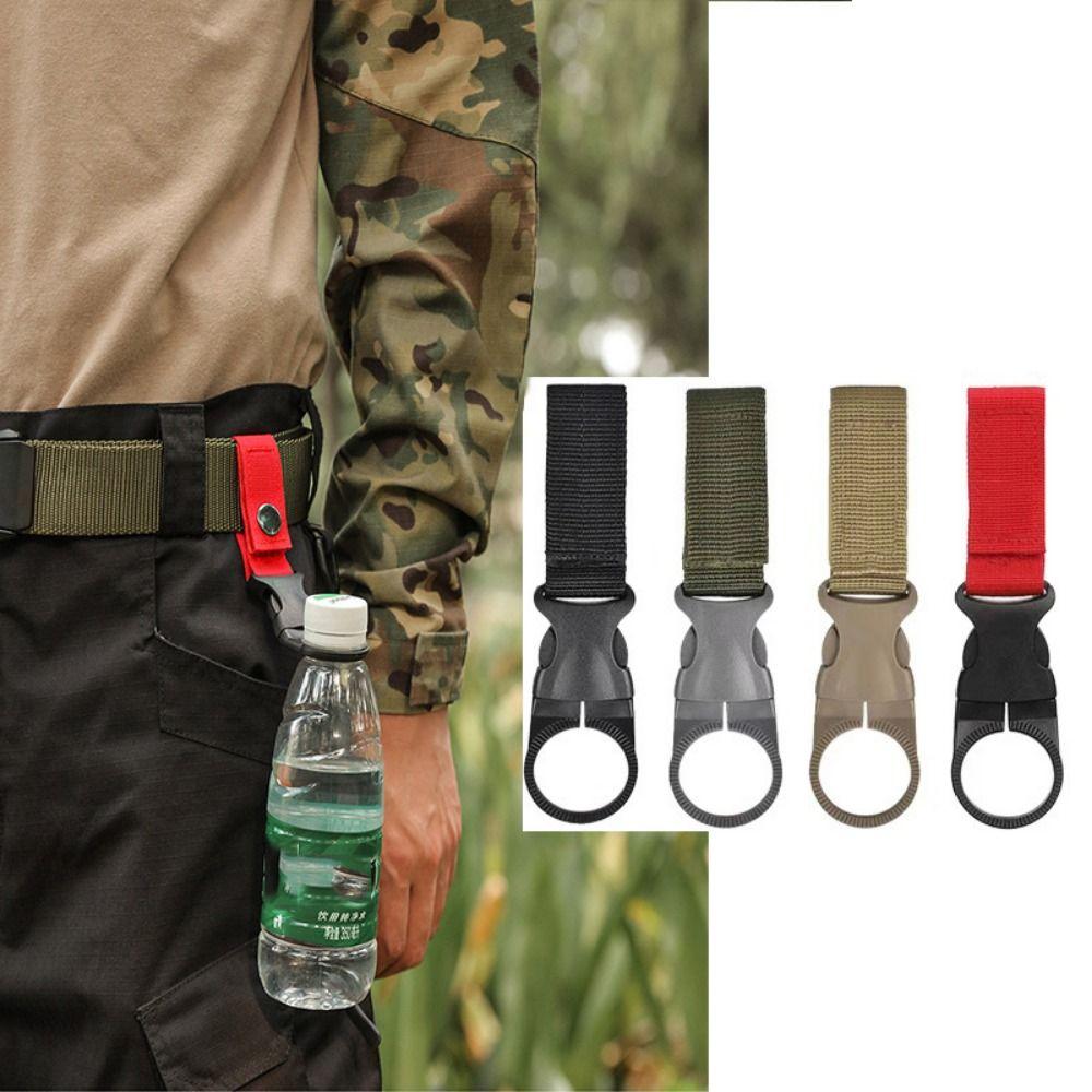 Backpack Buckle Water Bottle Holder Clip Carabiners Webbing Buckle Hook Outdoor