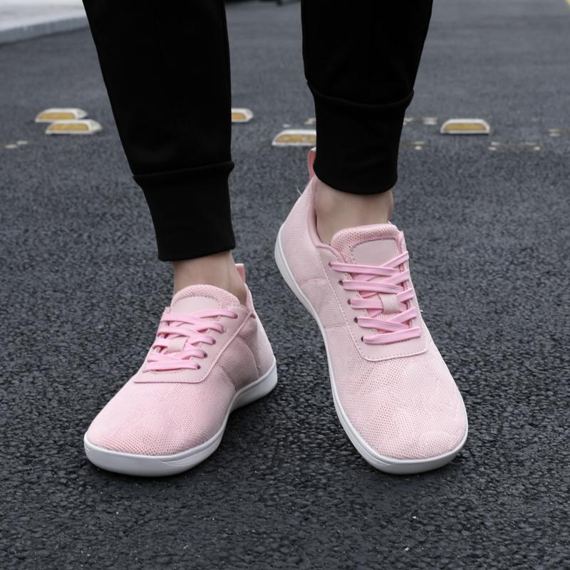 Широкая версия обуви для босиком для женщин и мужчин, тренд для бега на открытом воздухе, удобная повседневная спортивная обувь на толстой подошве, обувь на плоской подошве