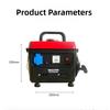 650W 220V Low Noise Mini Fixed Frequency Generator Household Small Portable Gasoline Generator