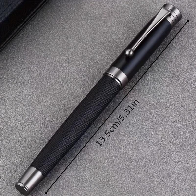 Black Forest Brass Fountain Pen, 0.5mm Black Pen Tip - Elegant Business Office Gift