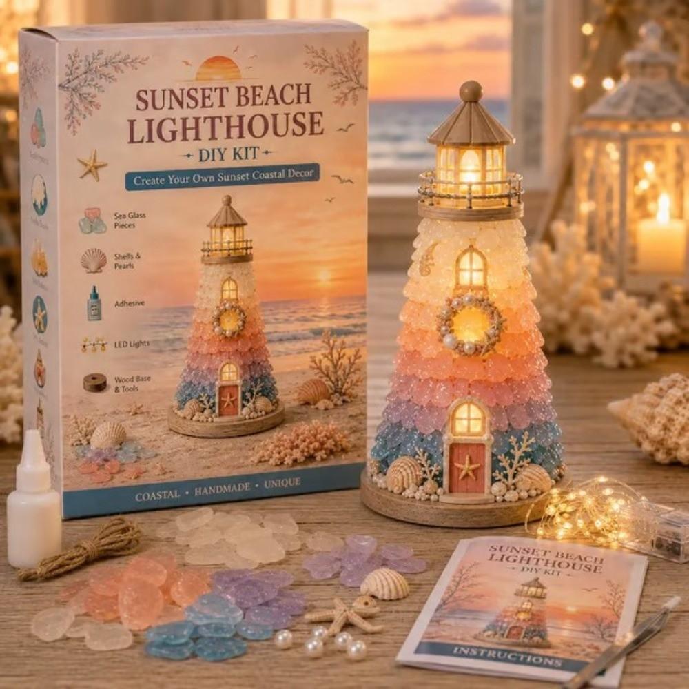 LED Lights Lighted Christmas Character Handmade Ocean Animal Art Making Home Decor