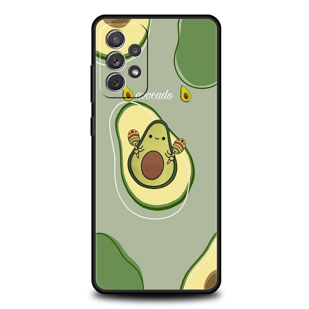 Avocado Phone Case For Samsung Galaxy A17 A07 A55 A35 A25 A15 A05s A33 5G A31 A23 A21s A13 A11 A41 A73 A53 A51 A71 A03s S10Cover