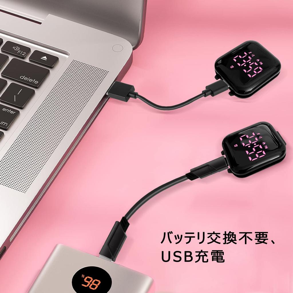 Smart Watch for Digital 5ATM Sports Alarm Date and Day Elementary School Junior High School Japanese Instruction Manual Included Girls, Kids,