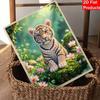 Tiger pearl painting handmade DIY 5D creative ornaments living room home decor painting