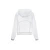 Li Ning Plain Woven Warm Loose Hooded Long Sleeve Jacket Women Upperwear White AFDT304-4