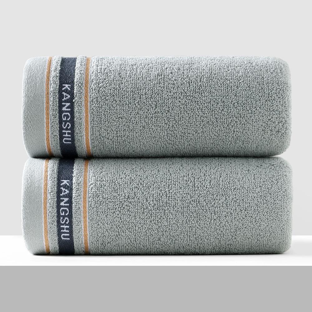 Гаоян Толстое Мягкое Водопоглощающее Полотенце из Чистого Хлопка, Однотонное, Взрослая Салфетка для Лица