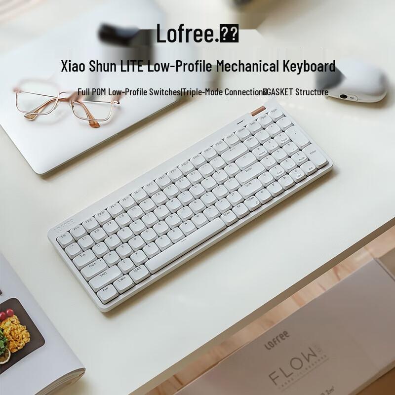 Lofree Xiaoshun Youth 100-Key Low-Profile Triple-Mode Gasket Mechanical Keyboard