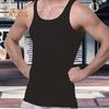 Men Body Shaping Vest Compression Abdomen Tummy Control Shirt Slimming Body Corset Vest Slim Underwear Sports Vest Shapewear for Daily Wear Exercise