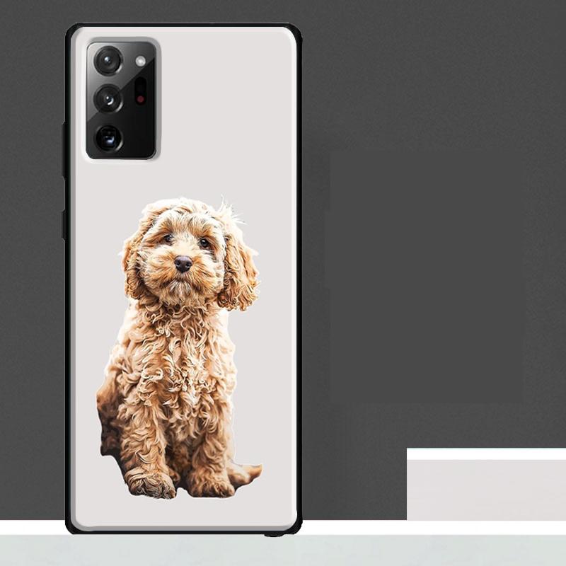 Brown Cockapoo Case For Samsung Galaxy S23 S24 S25 Ultra S9 S10 S20 S21 S22 Plus S23 FE S25 FE Phone Cover
