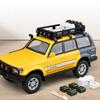1:24 Toyota Land Cruiser LC80 FJ LC250 Tacoma Tundra Внедорожник SUV Металлический Литой Модель Автомобиля Домашние Модные Украшения Коллекция