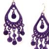Les Trésors De Lily [L5106] — Дизайнерские серьги «Кармен» фиолетового цвета