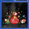 2025 Christmas Santa & Snowman Glass Door Wall Sticker