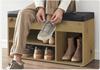 Шкаф для обуви Artisan с ящиком, сиденьем, контейнером, отсеком для хранения