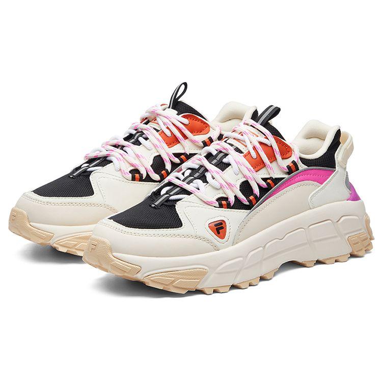 Fila Fusion Skyrunner Дышащие Низкие Папины Кроссовки Женские Кроссовки Белые T12W044102FSD