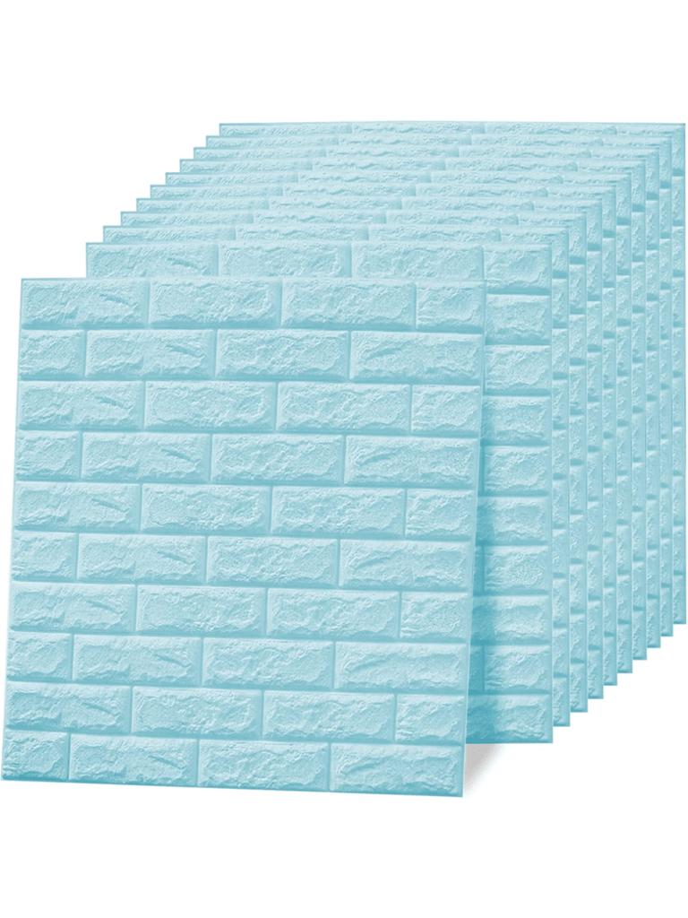 10 шт. 3D стеновые панели самоклеящиеся обои наклейка с самоклеящейся водонепроницаемой пеной для декора внутренних стен ванной комнаты дома