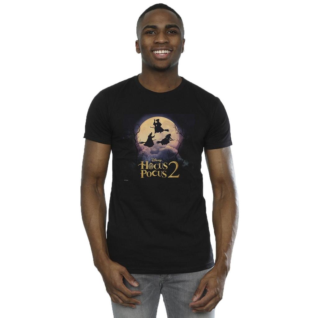 Disney Mens Hocus Pocus Witches Flying T-Shirt