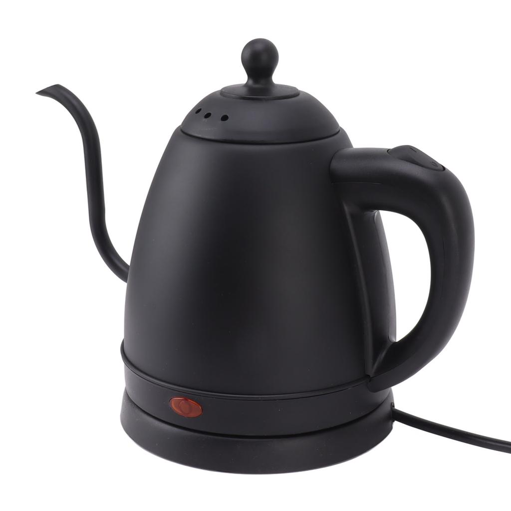Электрический чайник с изогнутой шеей 1,2 л из нержавеющей стали 304, безопасный кофейник для заваривания кофе
