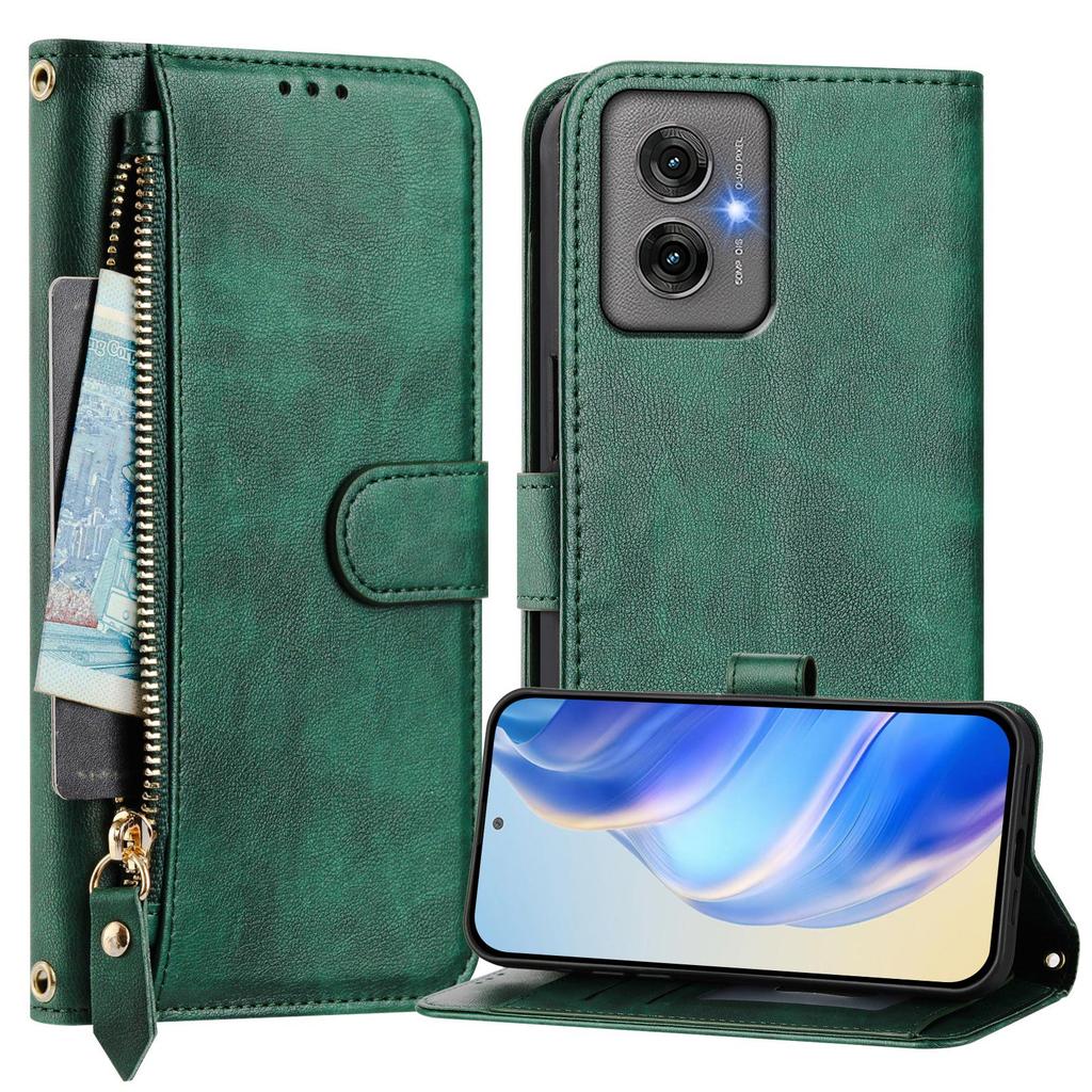 Роскошный кожаный чехол-кошелек для телефона Motorola Moto G86 G56 G06 G75 G55 G35 G15 G05, чехол-книжка