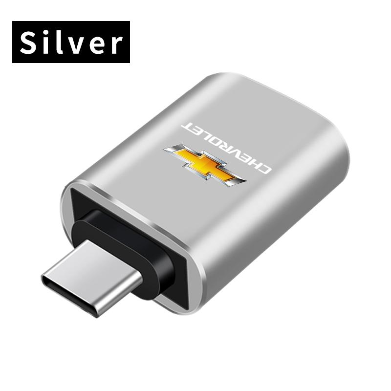 1pcs Car Type-C To USB 3.0 Interface Mini Converter Charging For Chevrolet Colorado