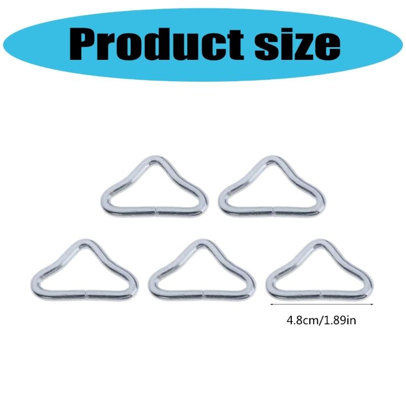 50 шт. Треугольные кольца-пряжки-соединители для батута, высокопрочные V-образные кольца-пряжки для замены и ремонта, просты в использовании