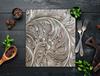 GLASS CUTTING BOARD 45x52 Vintage