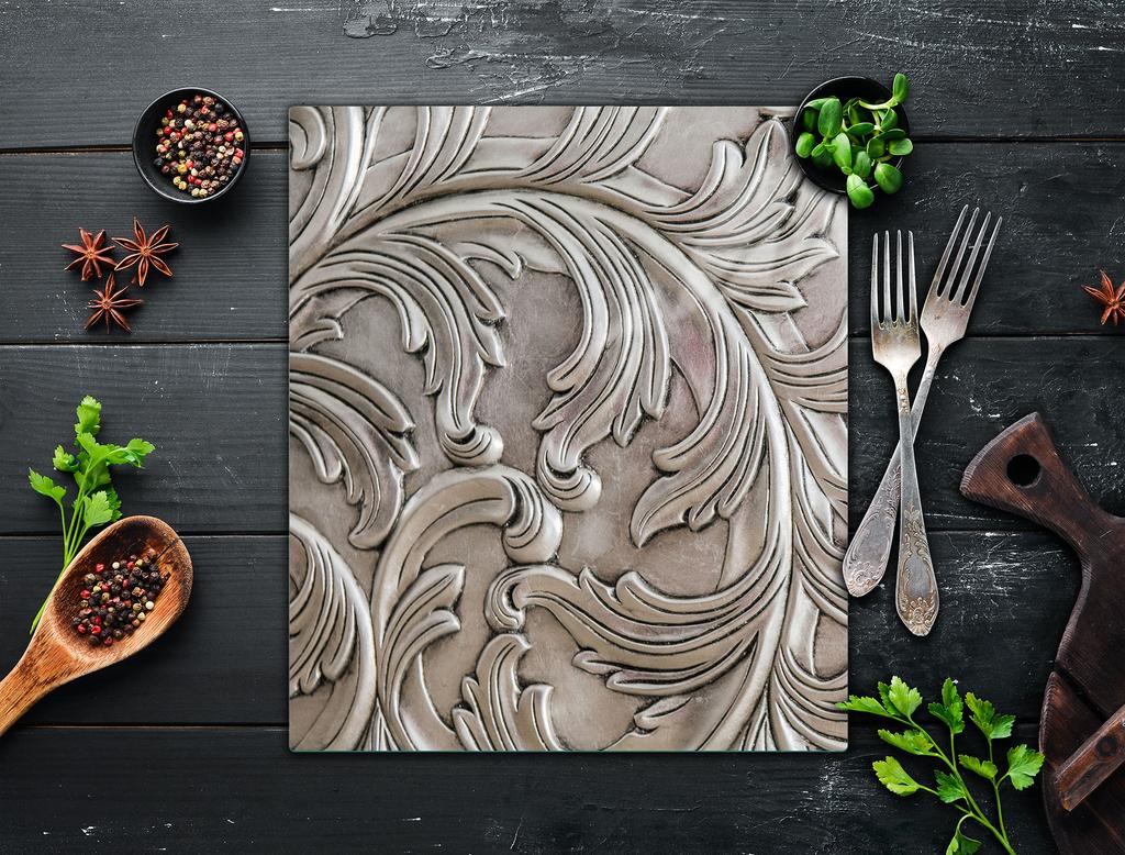 GLASS CUTTING BOARD 45x52 Vintage