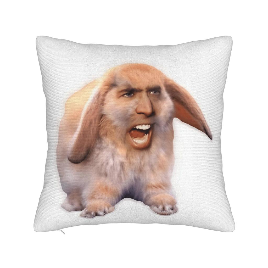 Pillow Case Funny N-Nicolas C-Cage Banana Soft  Pillow Cover For Living Room Chair Cute Funny Pillowcases