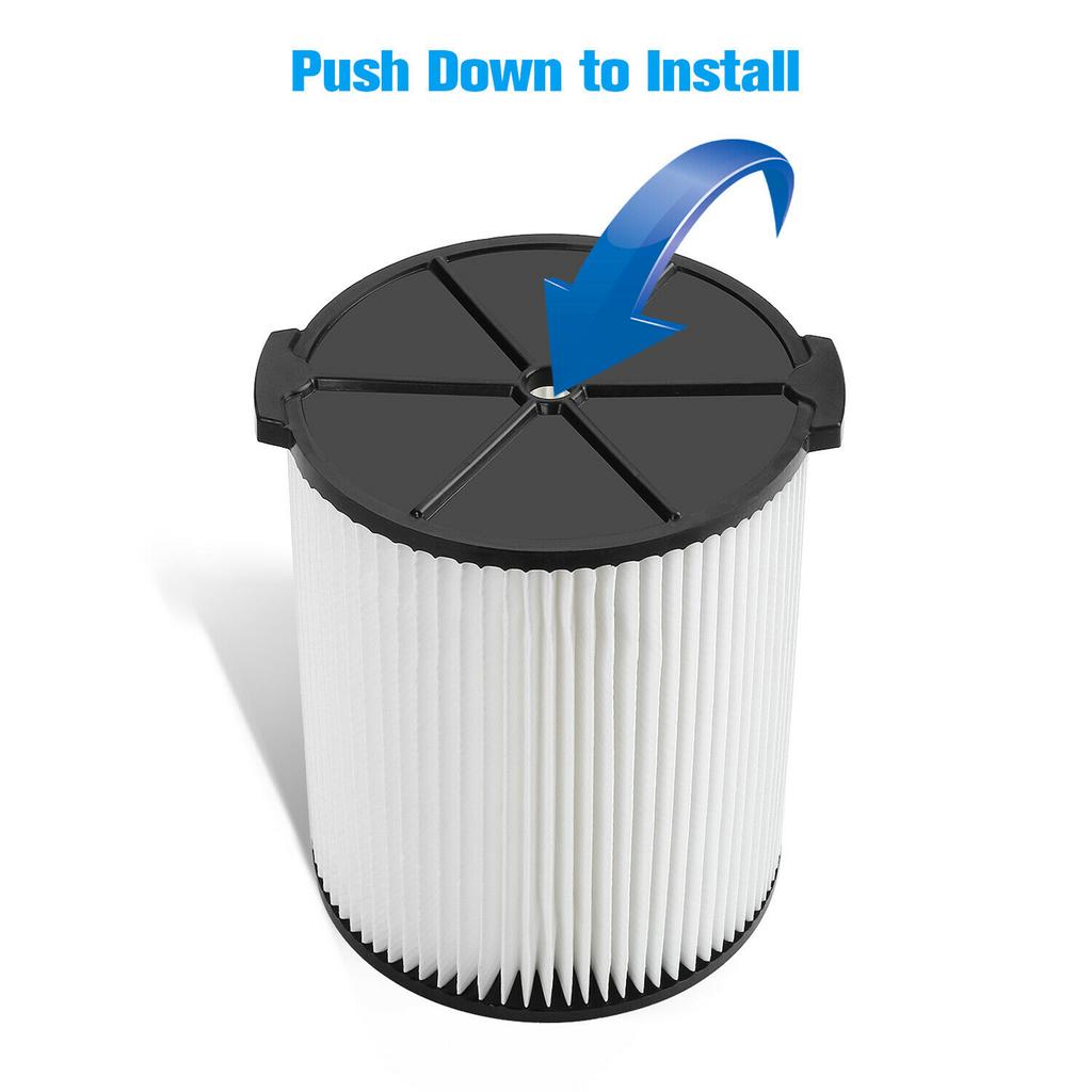 Vacuum Garage Shop Vac Pleated Filter Washable Reusable Vf4000 Replacement Ridgid Wet/dry Washable Filter