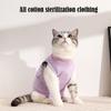 Cat Weaning Suit Anti-licking Recovery Clothes After Surgery Soft Puppy Kitten Jumpsuit Suit Pet Vest Clothing Summer Breathable Cotton Dog Clothing
