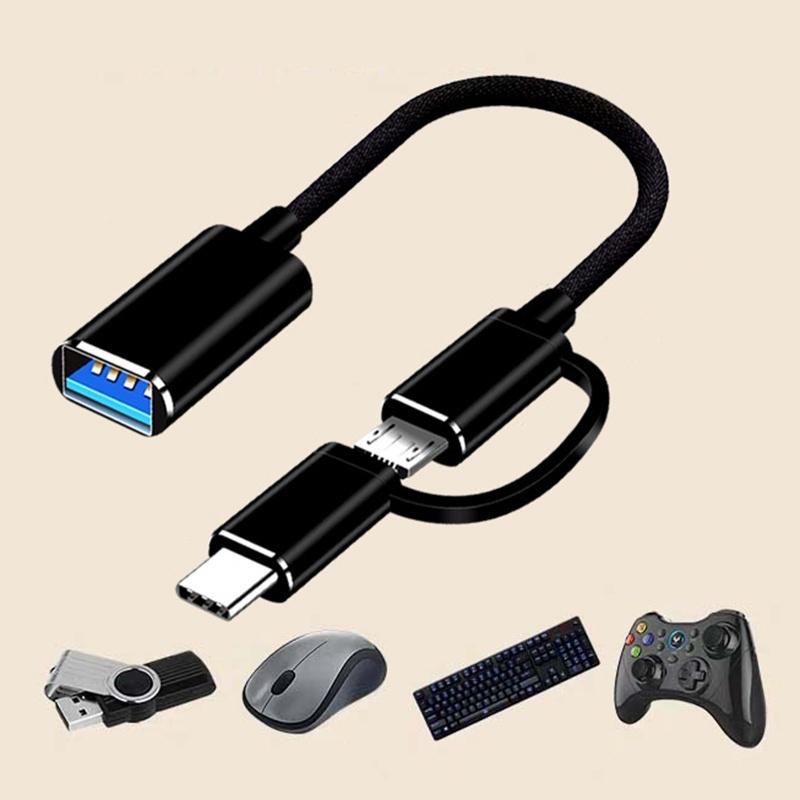1 шт. кабель-переходник USB-мама на микро-USB-папа переходник-переходник LM