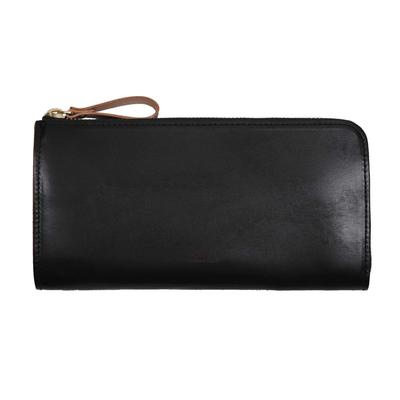 Длинный кошелек из пленки FILM Yoshida Bag Zipper Длинный кошелек ДЛИННЫЙ КОШЕЛЕК Италия Стеклообрабатывающий бизнес Большая емкость Растительный дубильный край для дубления