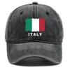 Italy Flag Baseball Cap Adjustable Patriotic Trucker Cap Washed Sunshade Ideal Women Men Urban Style Golf Tennis