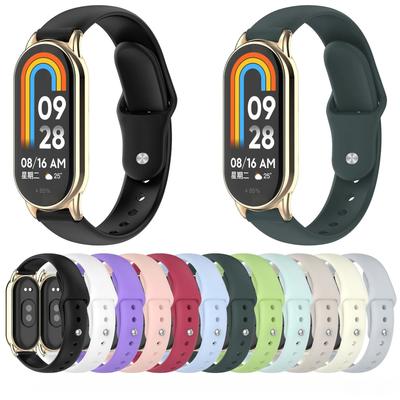 12мм силиконовый ремешок Для xiaomi band 9 8 NFC ремешок-браслет для умных часов Для Huawei band 10 9 8 NFC чехол-крышка ремешок аксессуары