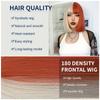 Blonde Red Short Bob Wig Synthetic Wig For Women With Bangs Lolita Cosplay Party Natural Hair Heat Resistant Fiber Wigs