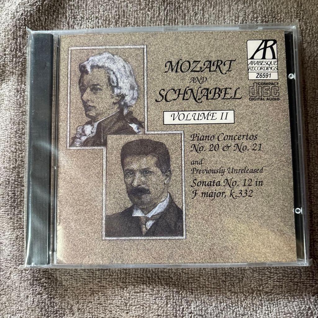 Used Mozart and Schnabel Volume II CD