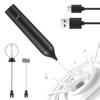 Electric Milk Frother Rechargeable Handheld Foam Maker 3 Levels Speed Adjustable Standable Whisk