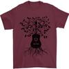 Acoustic Guitar Tree Roots Guitarist Music Unisex T-shirt