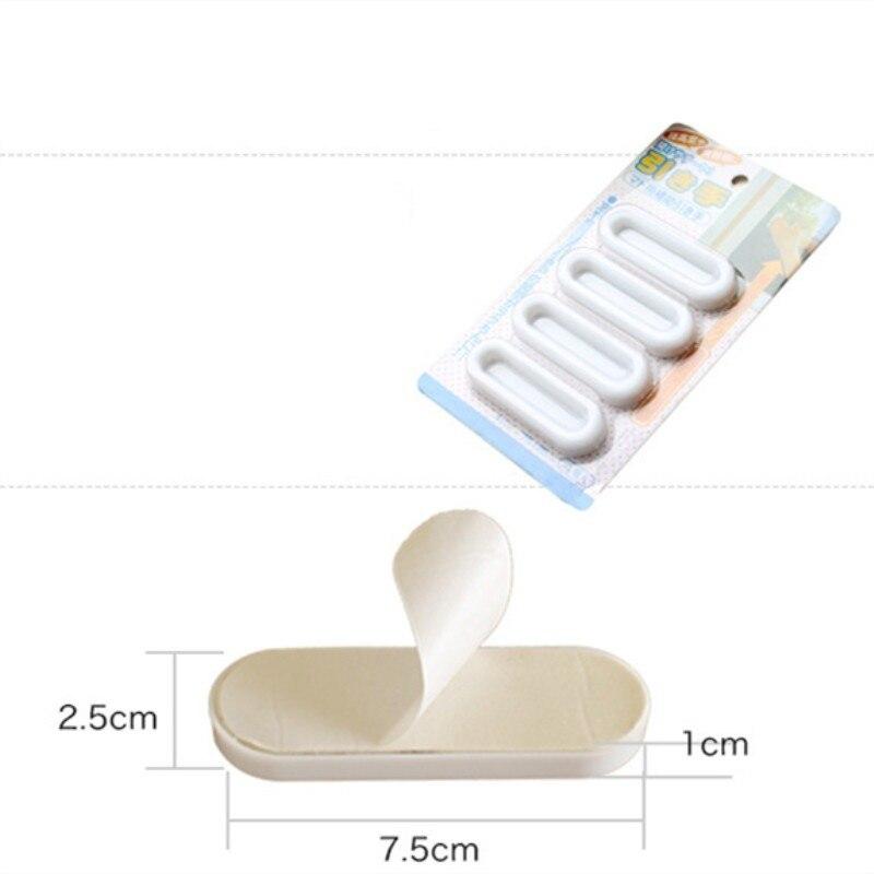 4 шт. вставить открытые ручки раздвижных дверей для межкомнатных дверей, стеклянное окно, шкаф, ящик, самоклеящаяся ручка